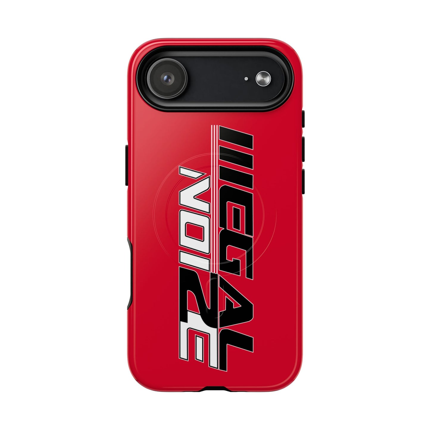 Illegal NoiZe Racing Red Tough Magnetic iPhone Case