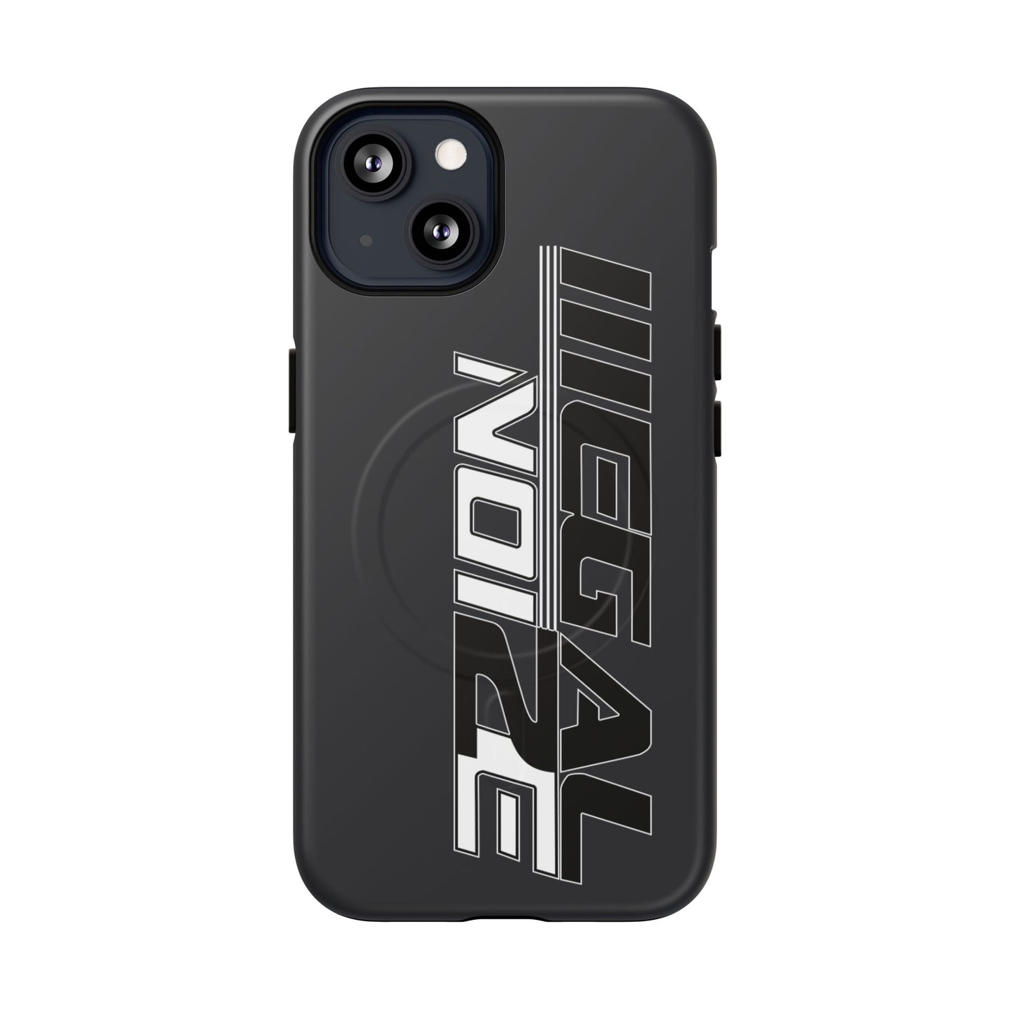 Illegal NoiZe Gunmetal Graphite Tough Magnetic iPhone Case