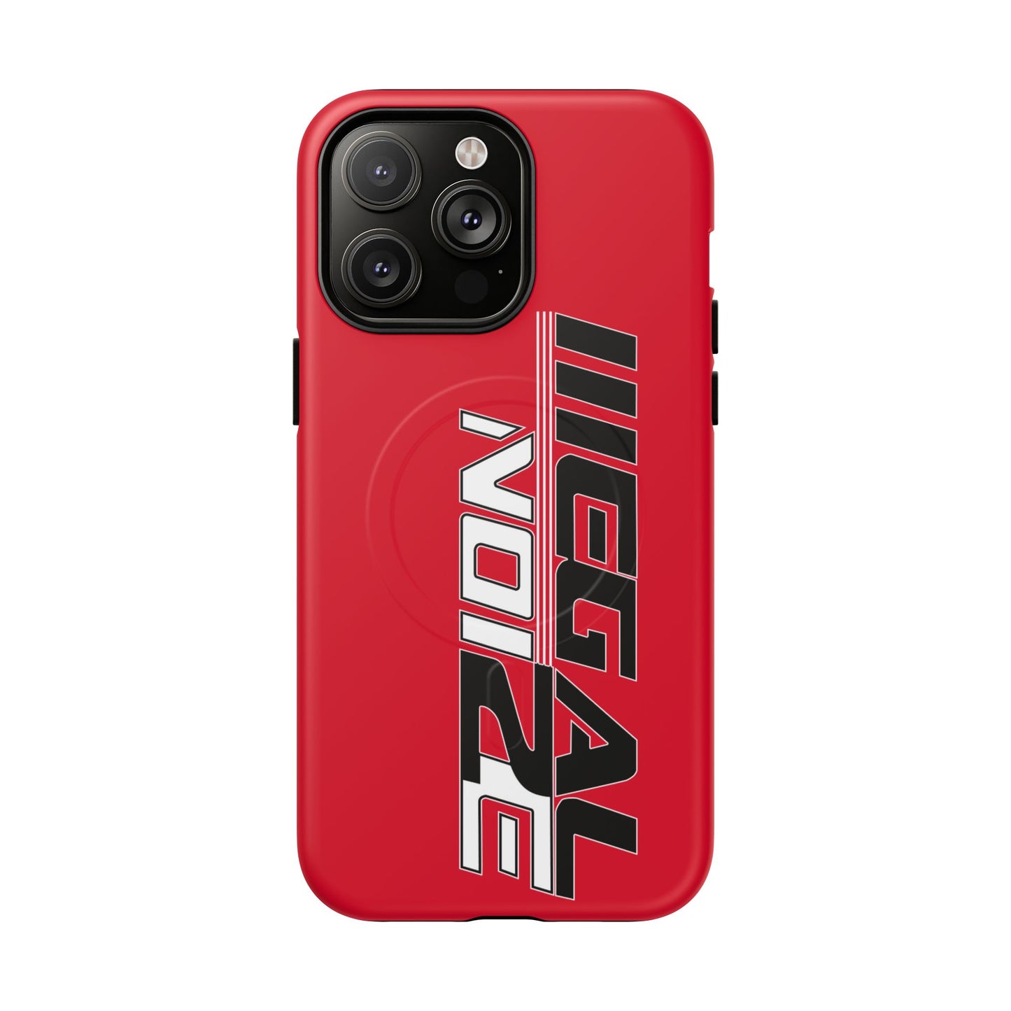 Illegal NoiZe Racing Red Tough Magnetic iPhone Case