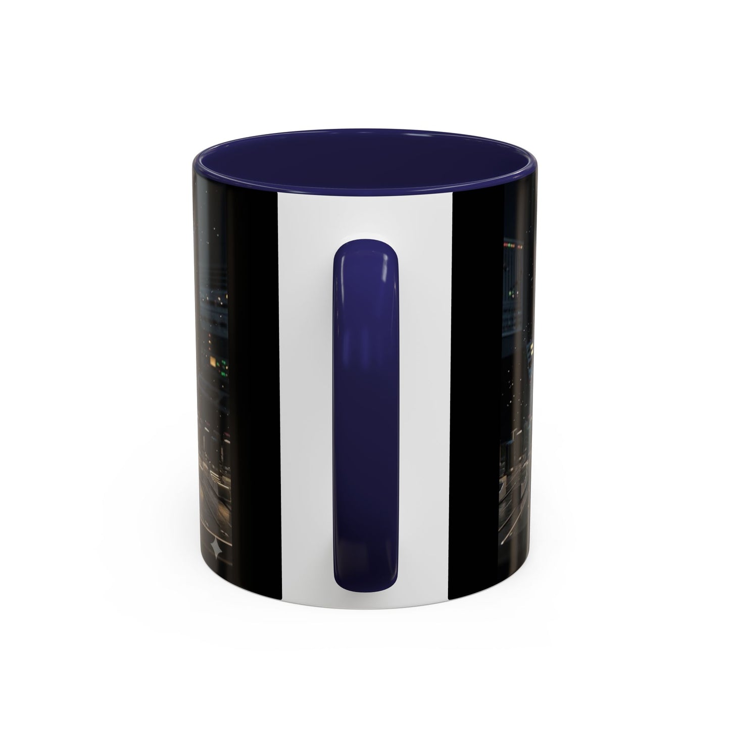 Golden Cassette Galaxy Mug – Retro Music Studio Coffee Cup (11oz)