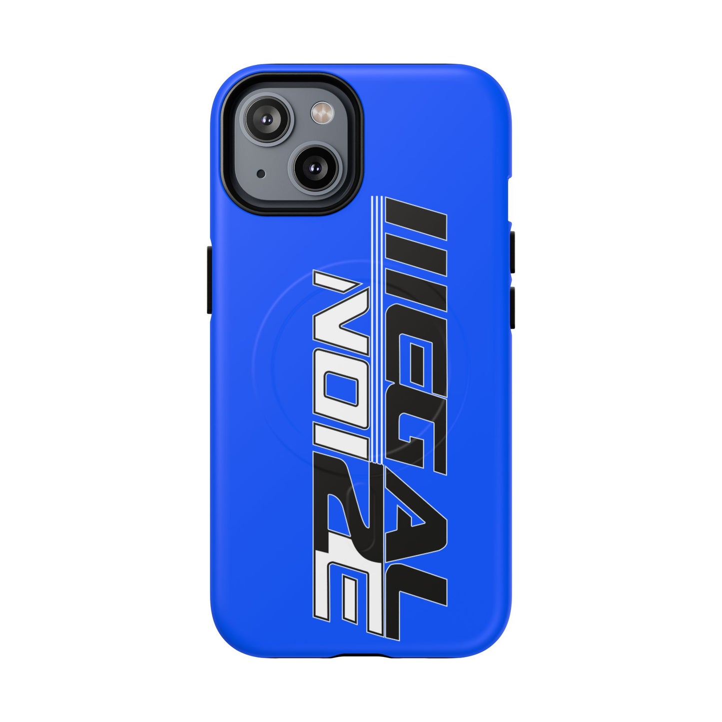 Illegal NoiZe Electric Blue Tough Magnetic iPhone Case