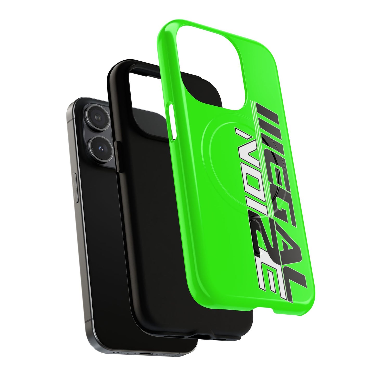 Illegal NoiZe Neon Green Tough Magnetic iPhone Case