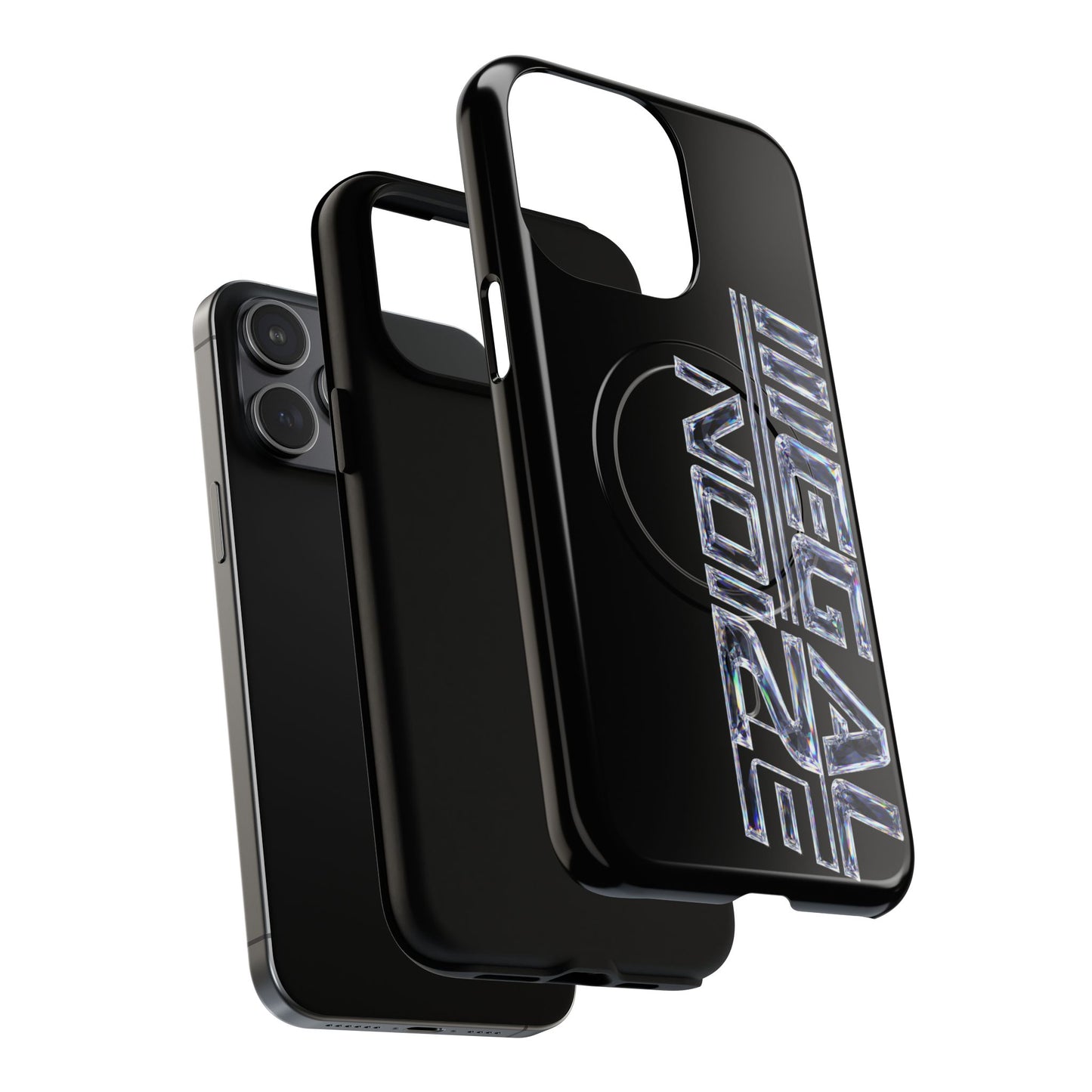 Illegal NoiZe Black Diamond Tough Magnetic iPhone Case