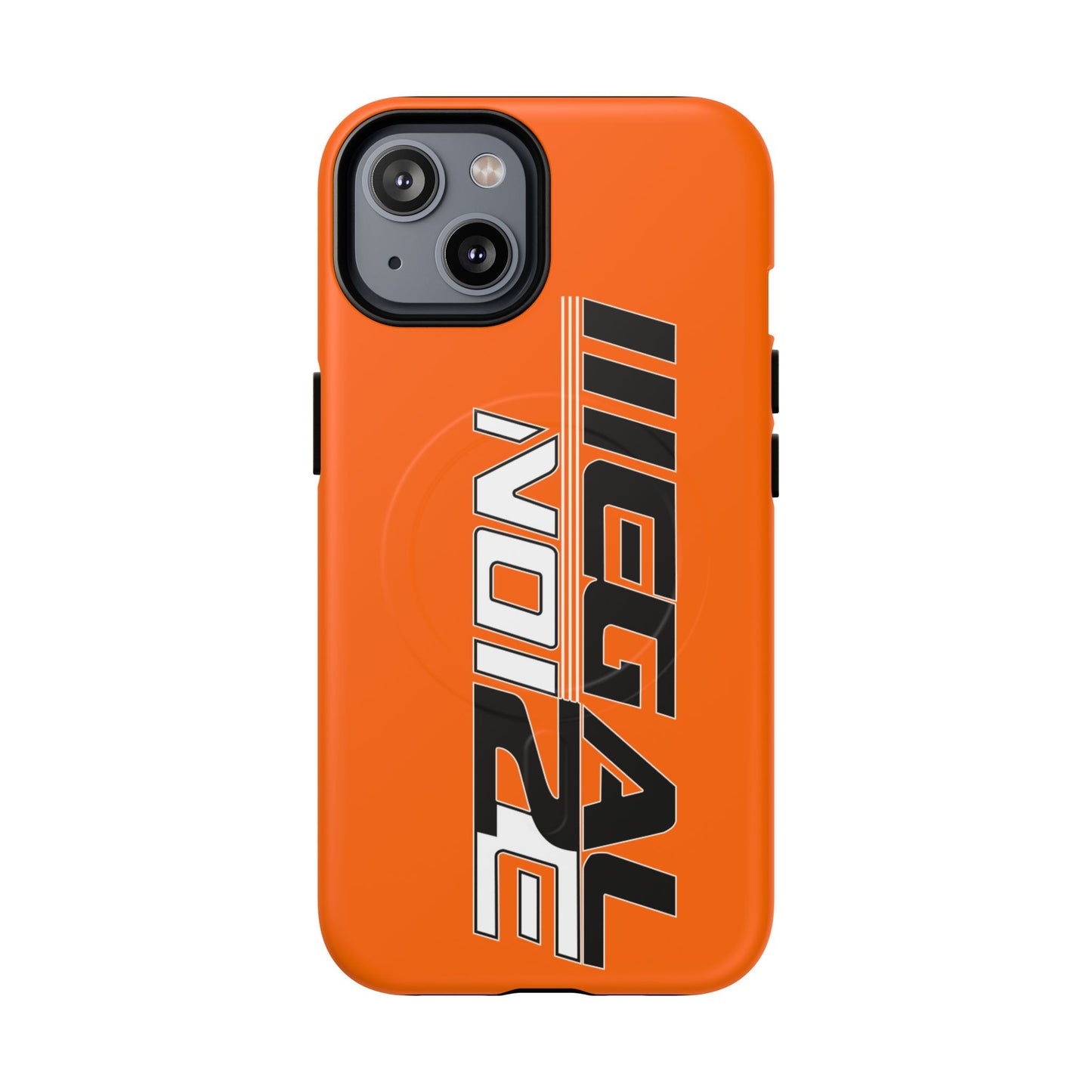 Illegal NoiZe Cosmic Orange Tough Magnetic iPhone Case