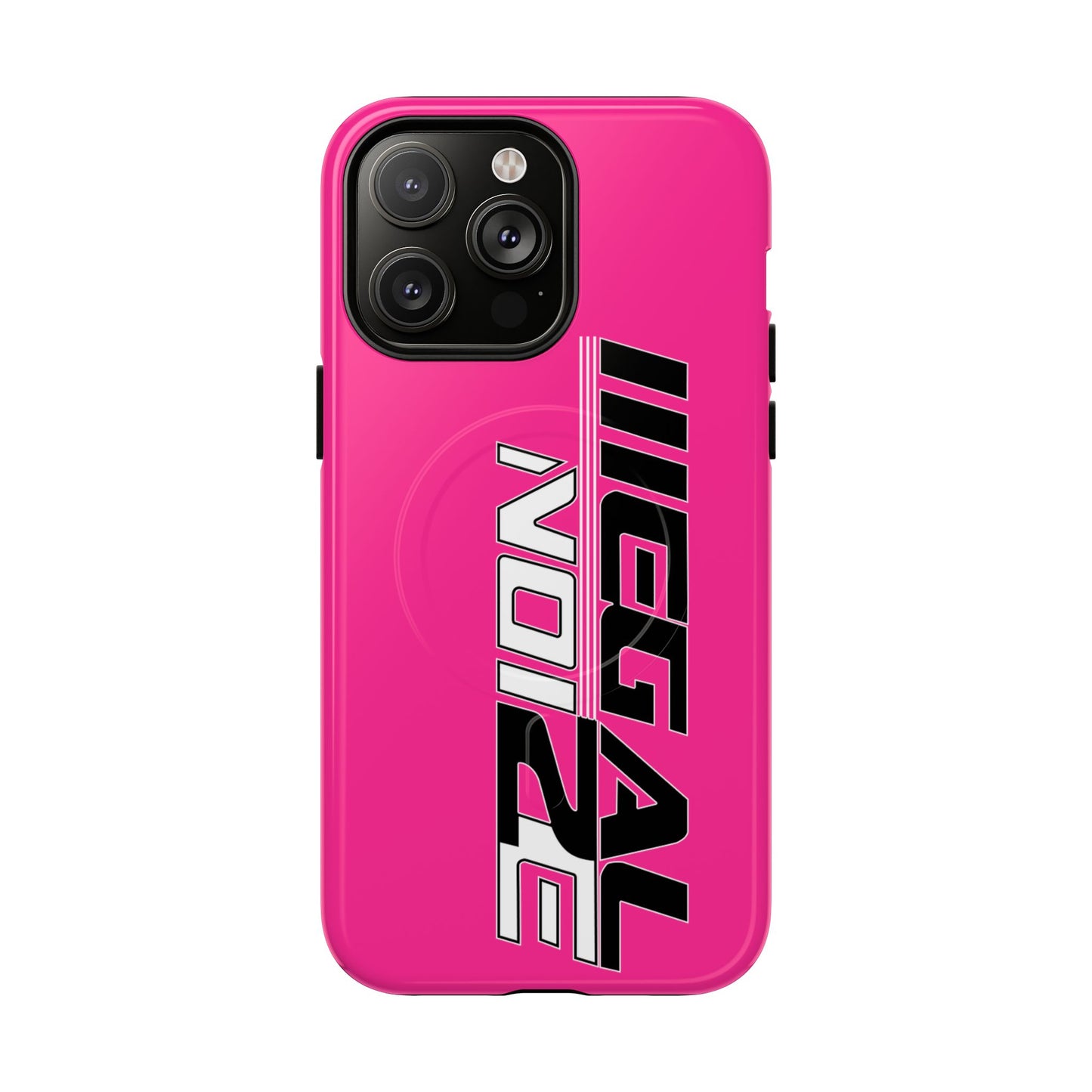 Illegal NoiZe Hot Pink Tough Magnetic iPhone Case