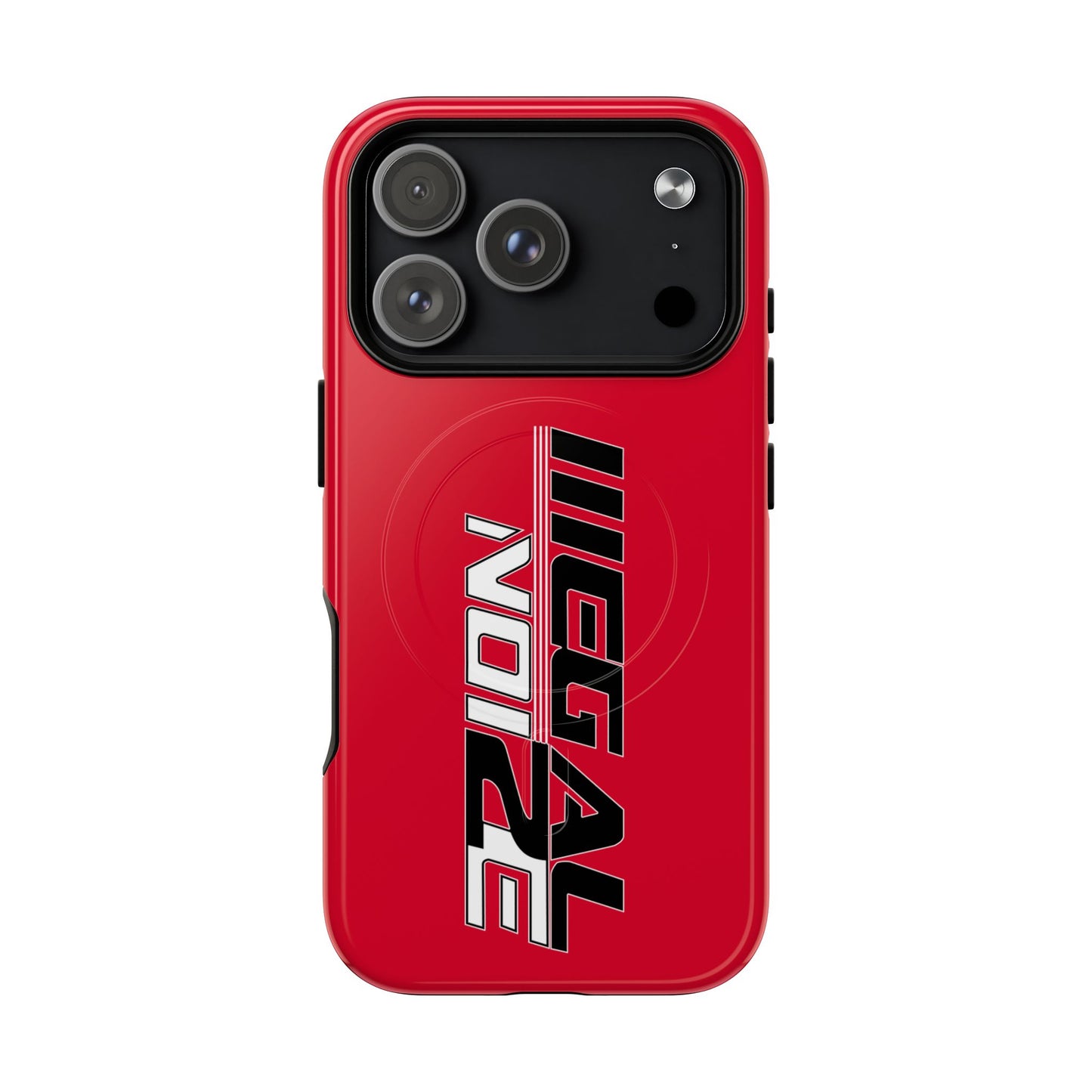 Illegal NoiZe Racing Red Tough Magnetic iPhone Case