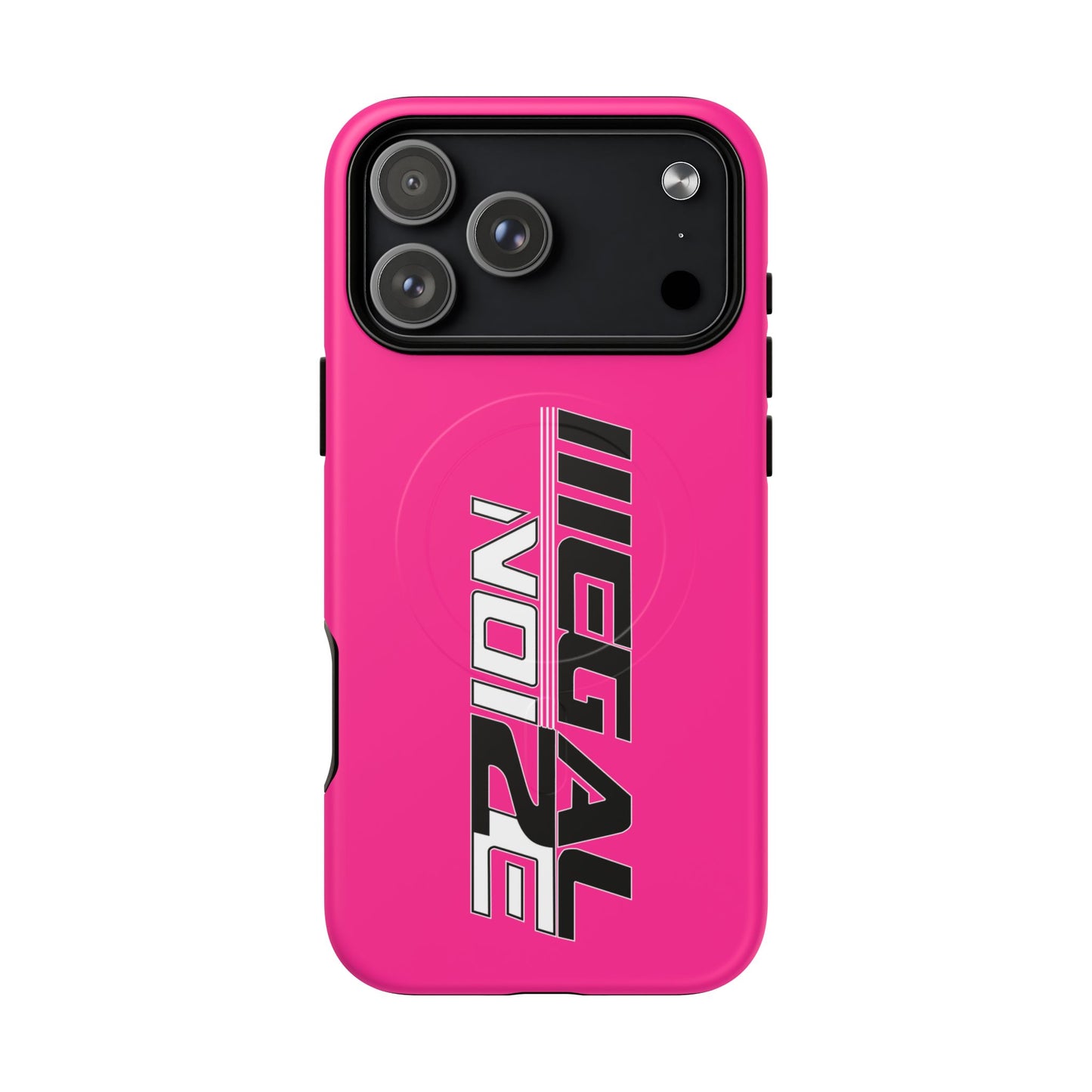 Illegal NoiZe Hot Pink Tough Magnetic iPhone Case