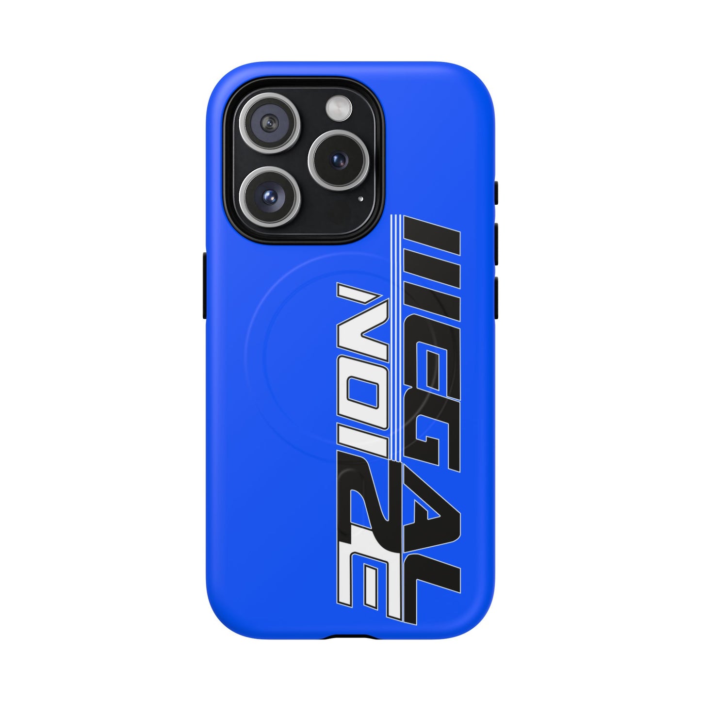 Illegal NoiZe Electric Blue Tough Magnetic iPhone Case