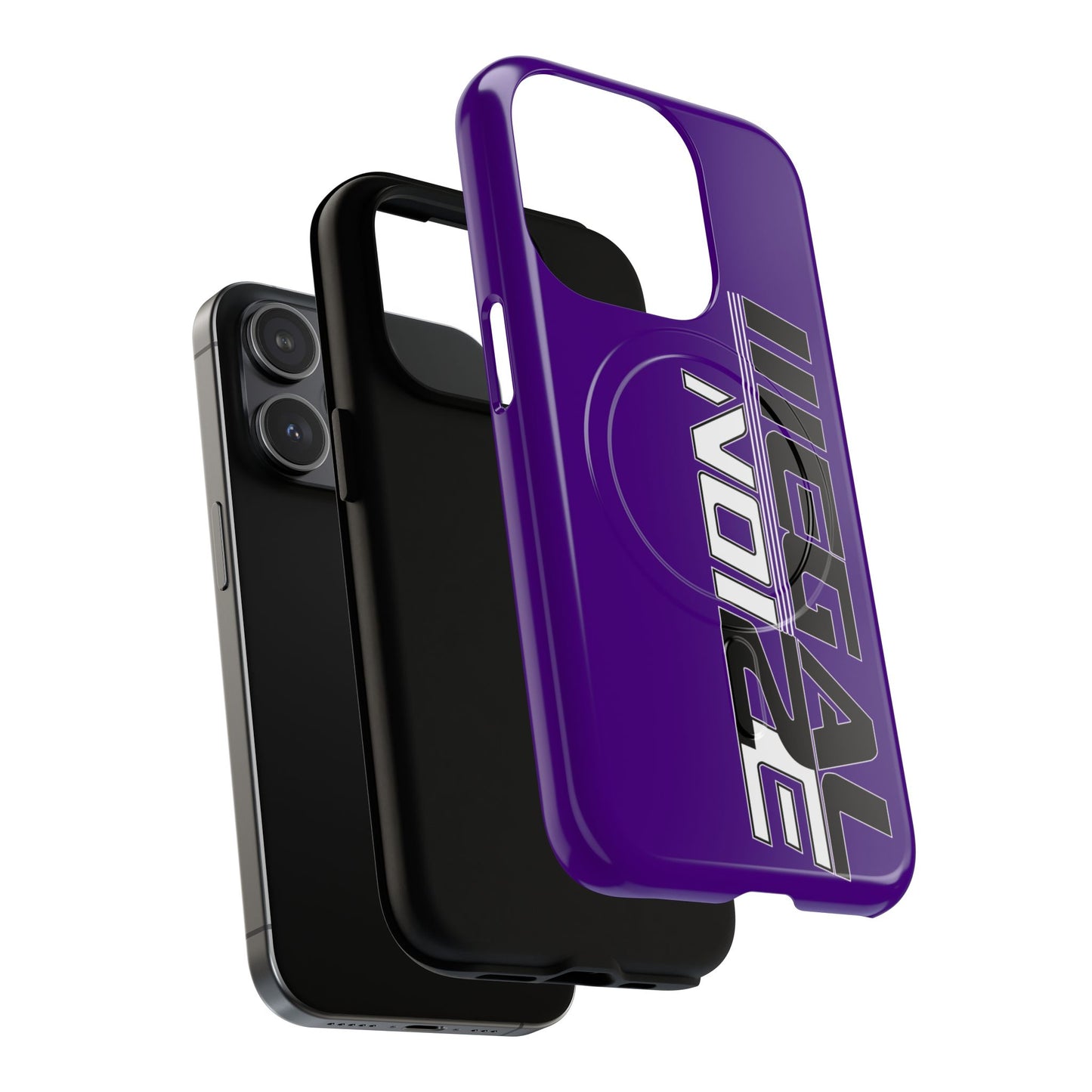 Illegal NoiZe Deep Purple Tough Magnetic iPhone Case
