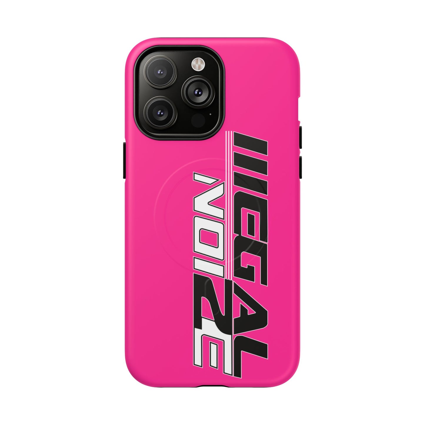 Illegal NoiZe Hot Pink Tough Magnetic iPhone Case