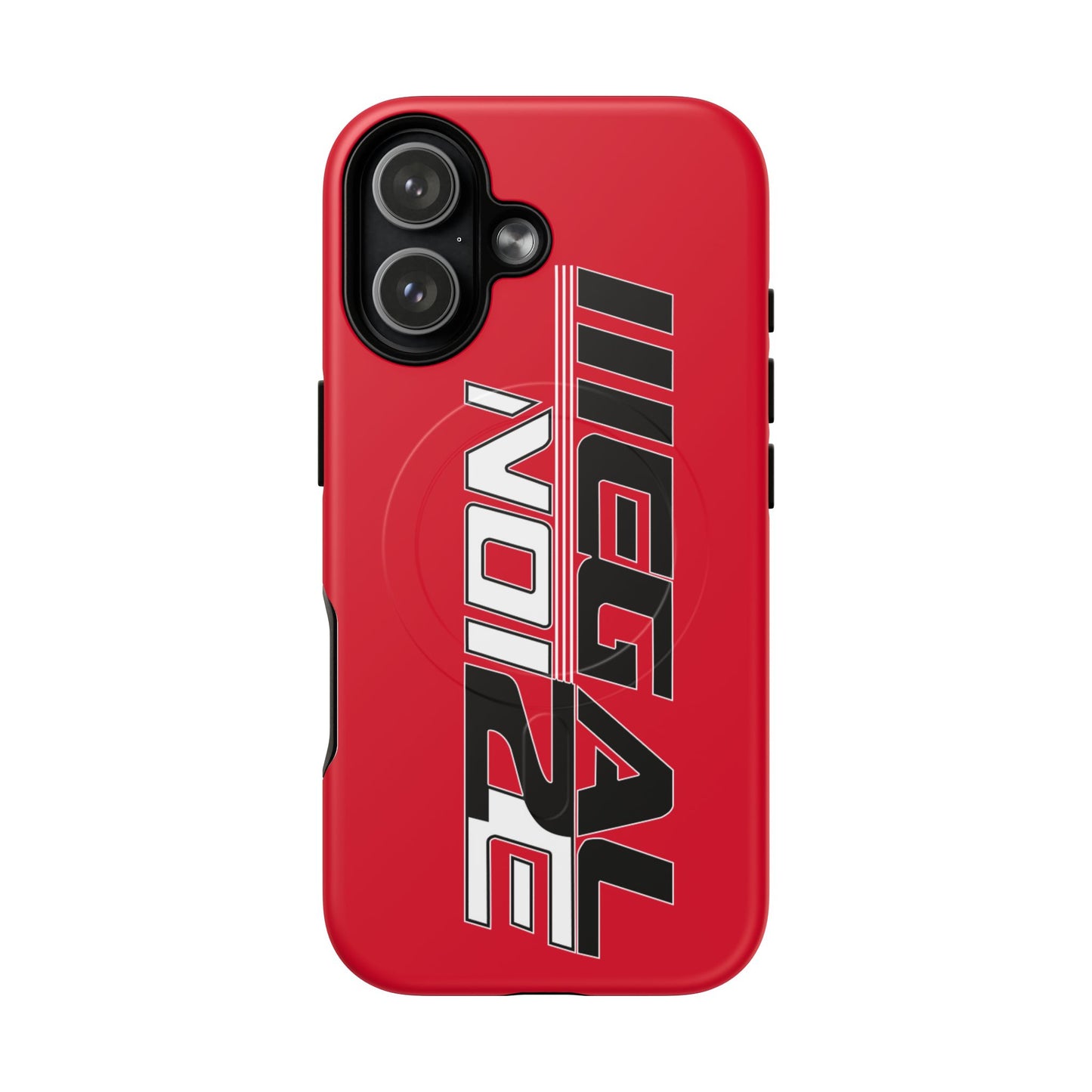 Illegal NoiZe Racing Red Tough Magnetic iPhone Case