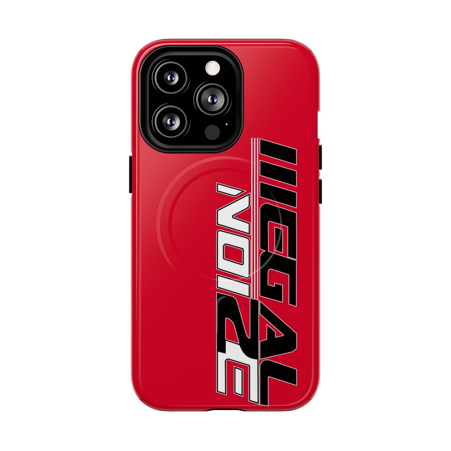 Illegal NoiZe Racing Red Tough Magnetic iPhone Case
