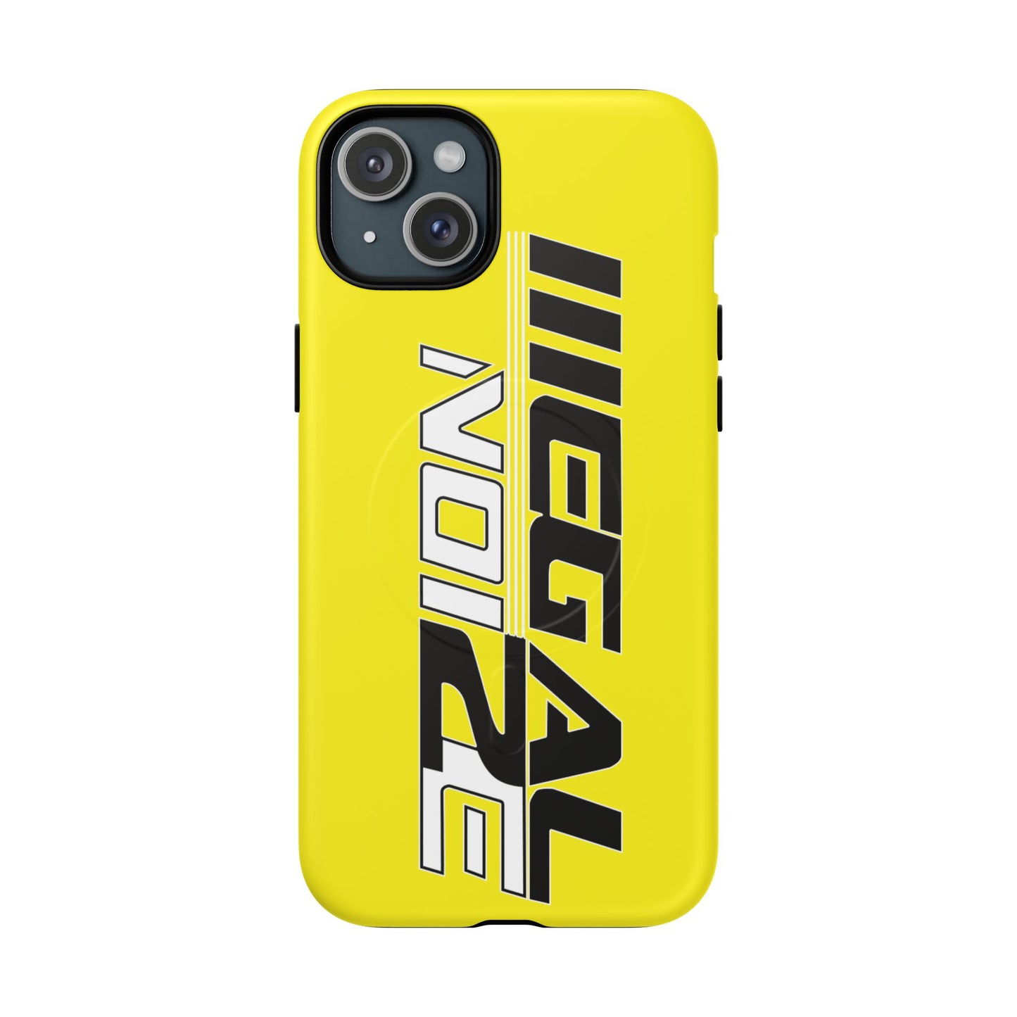 Illegal NoiZe Yellow Tough Magnetic iPhone Case