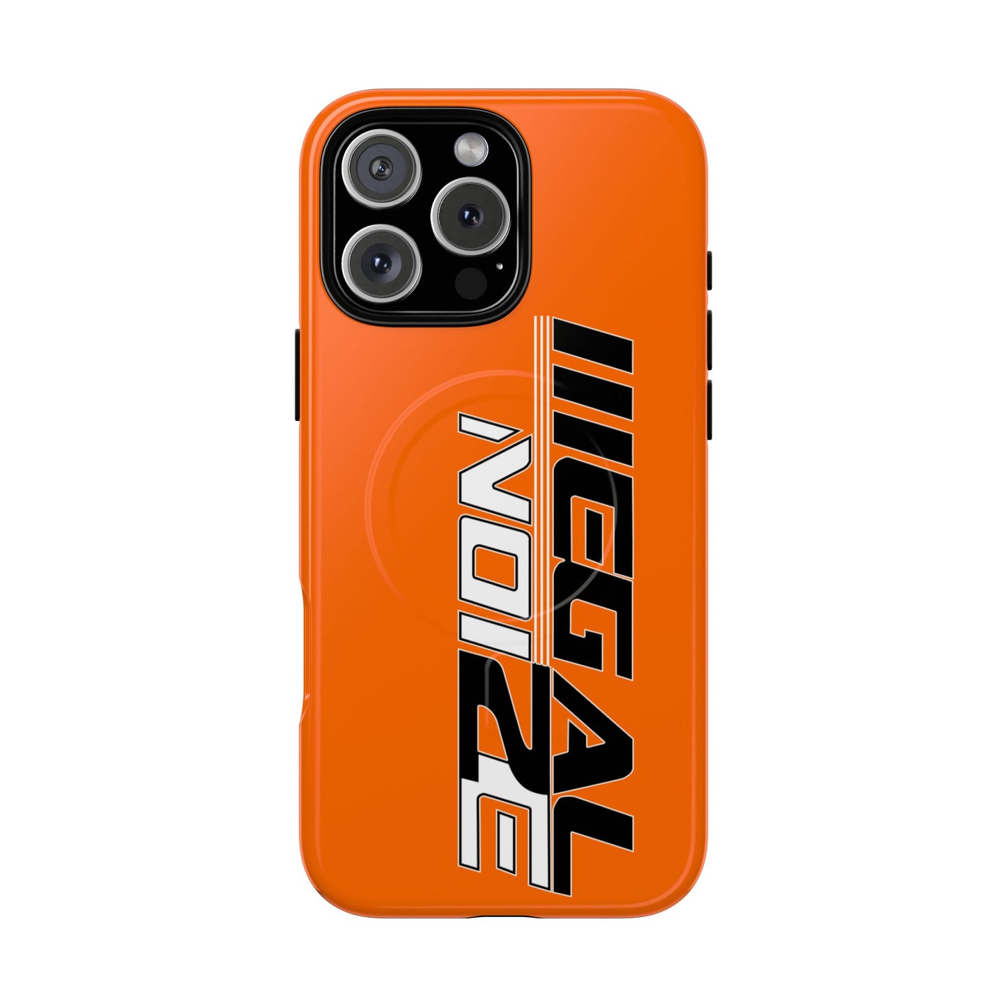 Illegal NoiZe Cosmic Orange Tough Magnetic iPhone Case