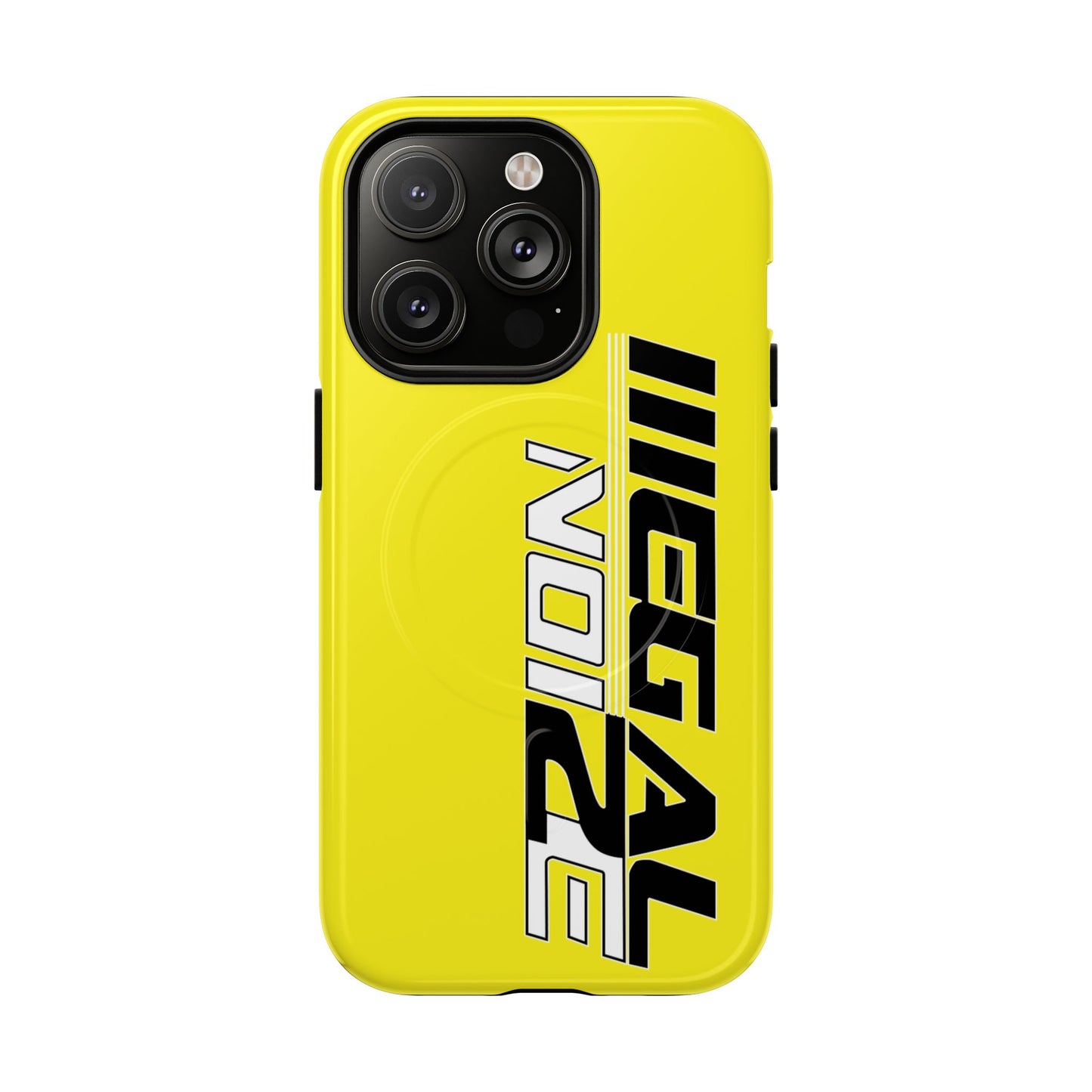 Illegal NoiZe Yellow Tough Magnetic iPhone Case