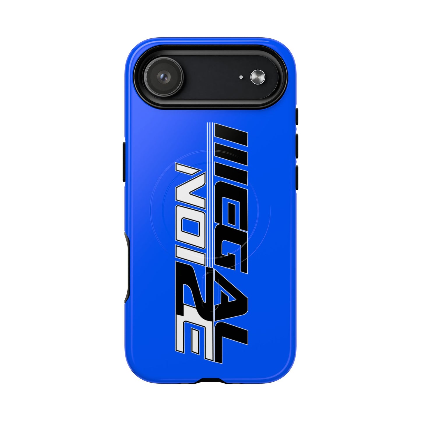Illegal NoiZe Electric Blue Tough Magnetic iPhone Case