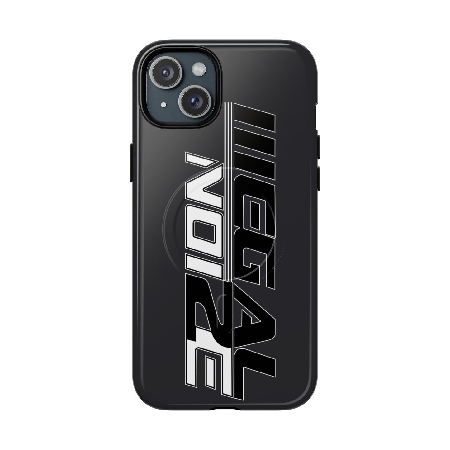 Illegal NoiZe Gunmetal Graphite Tough Magnetic iPhone Case