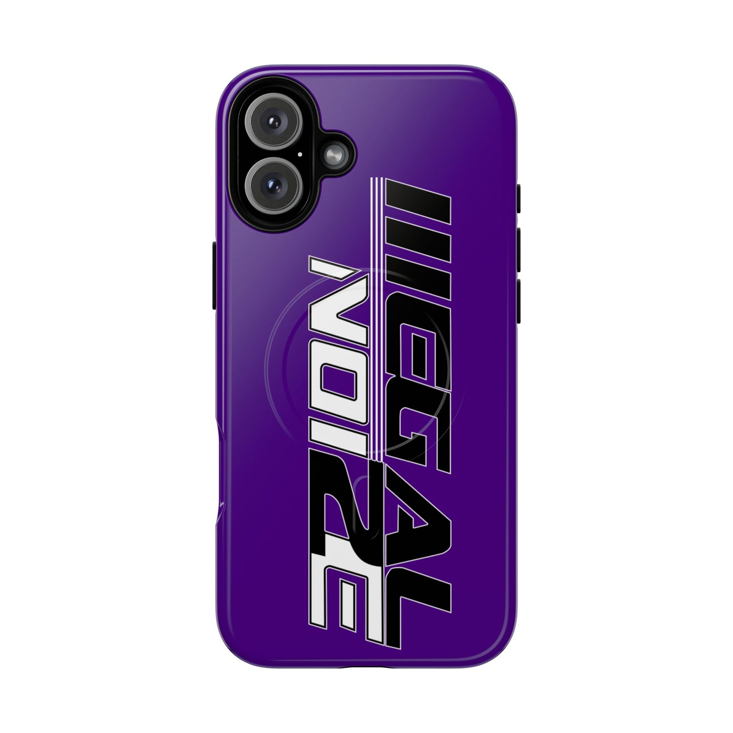 Illegal NoiZe Deep Purple Tough Magnetic iPhone Case