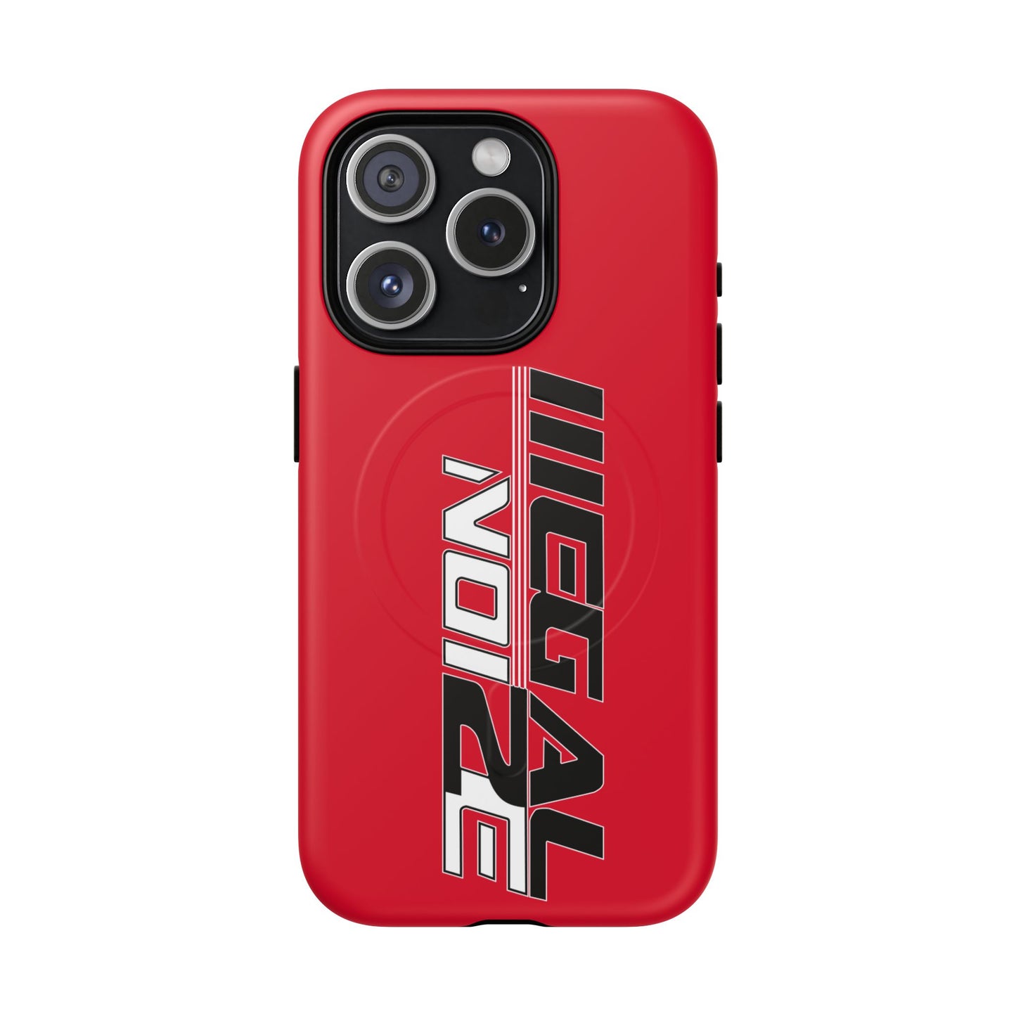 Illegal NoiZe Racing Red Tough Magnetic iPhone Case