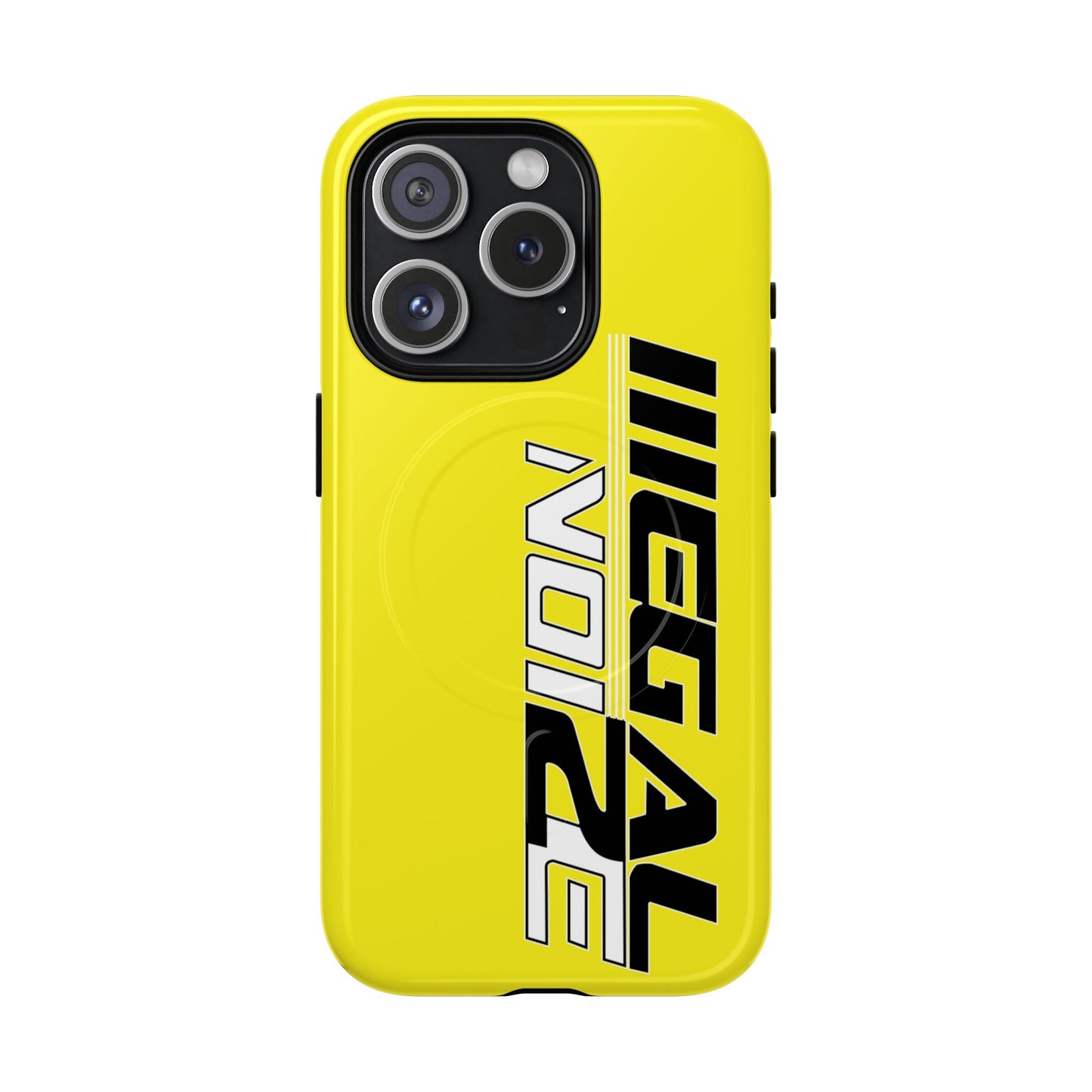 Illegal NoiZe Yellow Tough Magnetic iPhone Case