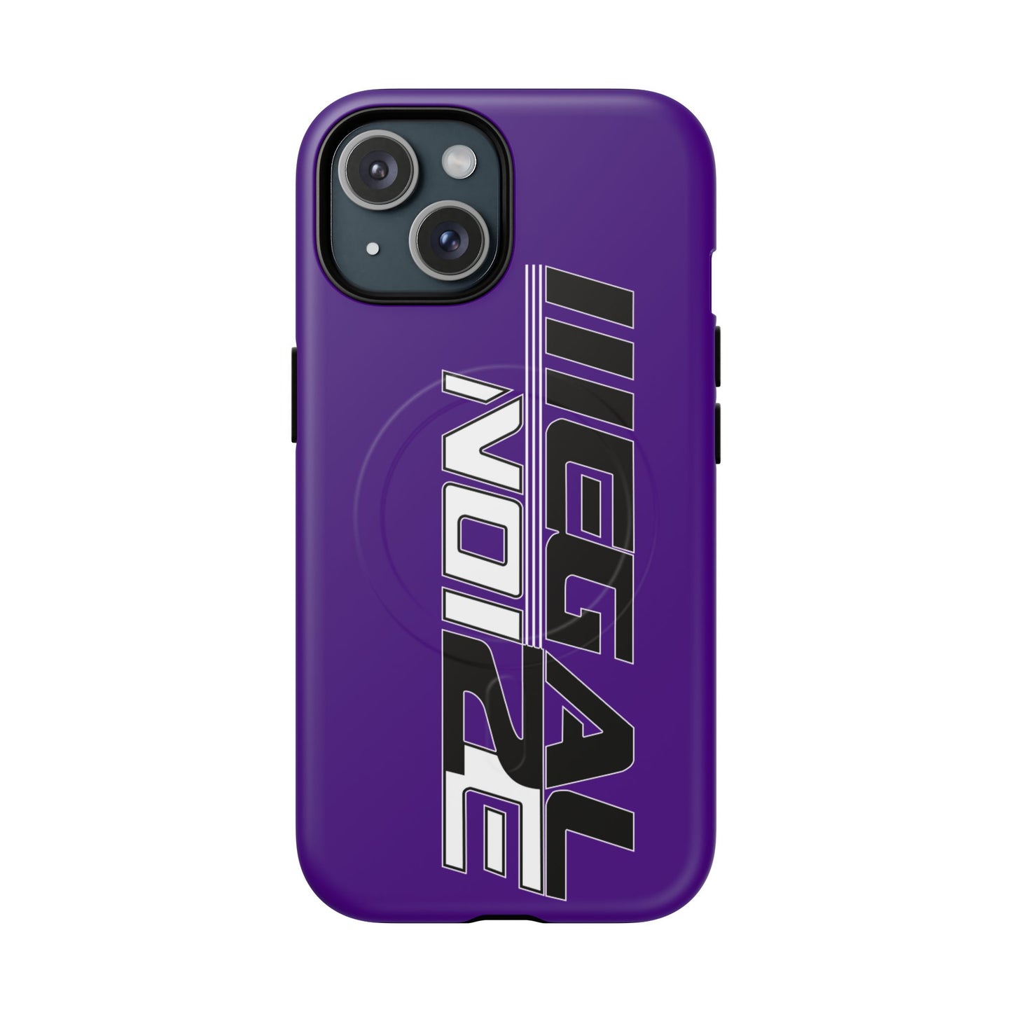Illegal NoiZe Deep Purple Tough Magnetic iPhone Case