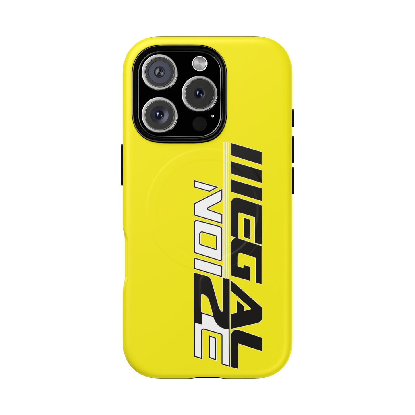 Illegal NoiZe Yellow Tough Magnetic iPhone Case