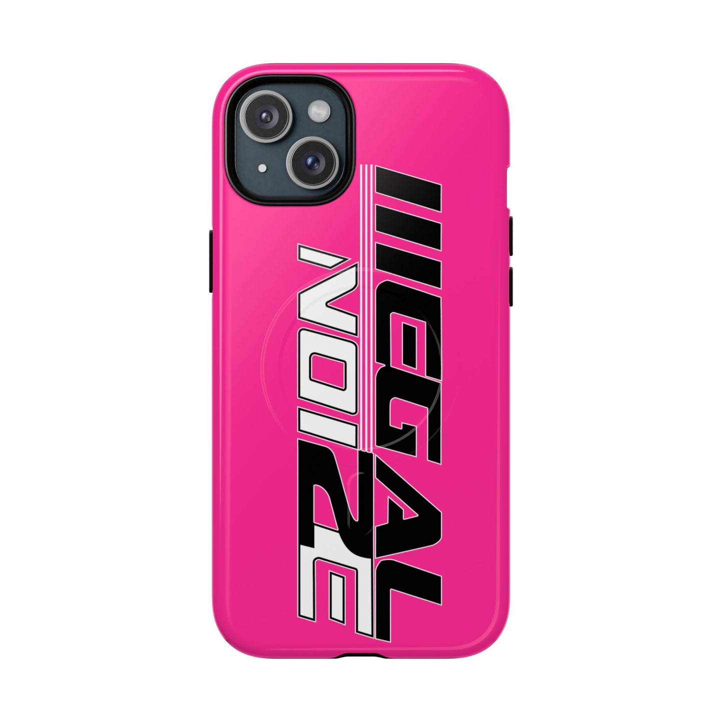 Illegal NoiZe Hot Pink Tough Magnetic iPhone Case