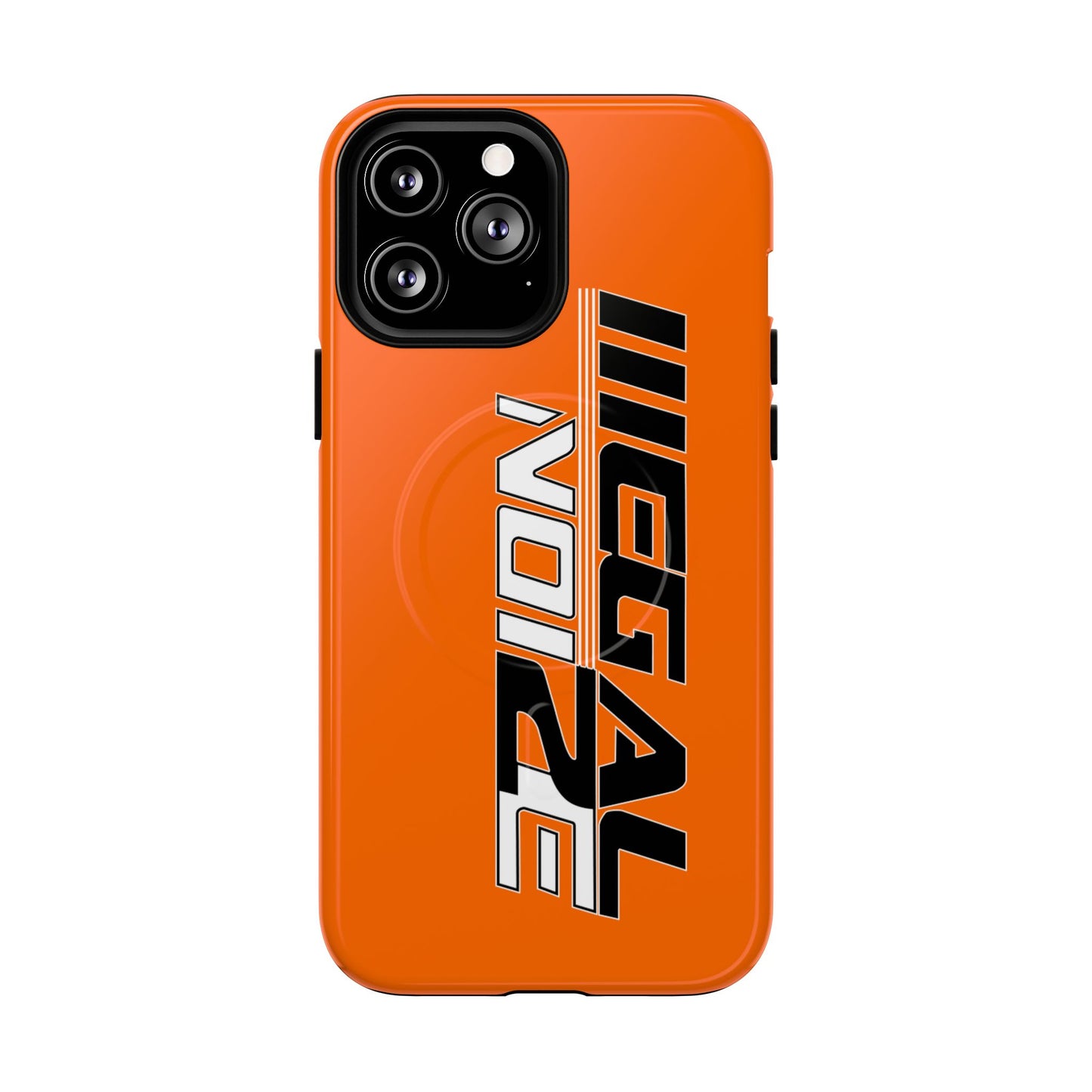 Illegal NoiZe Cosmic Orange Tough Magnetic iPhone Case