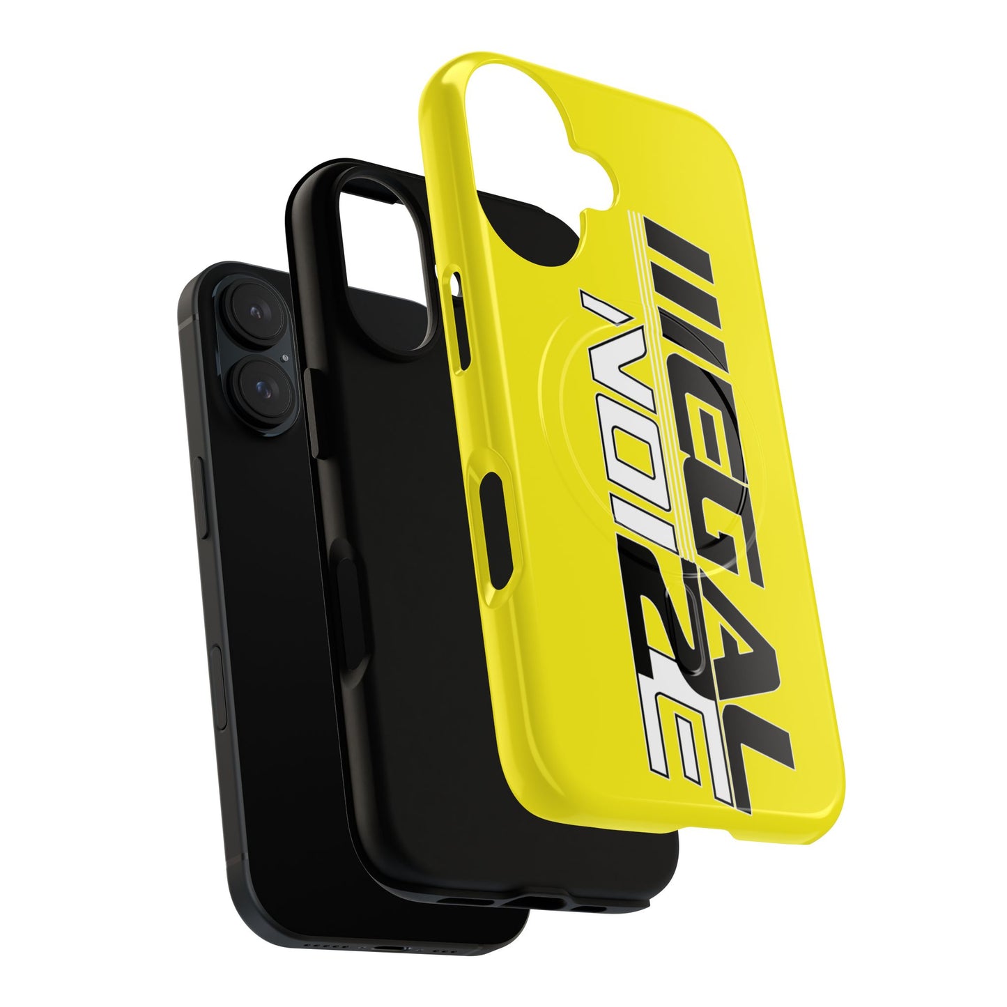 Illegal NoiZe Yellow Tough Magnetic iPhone Case