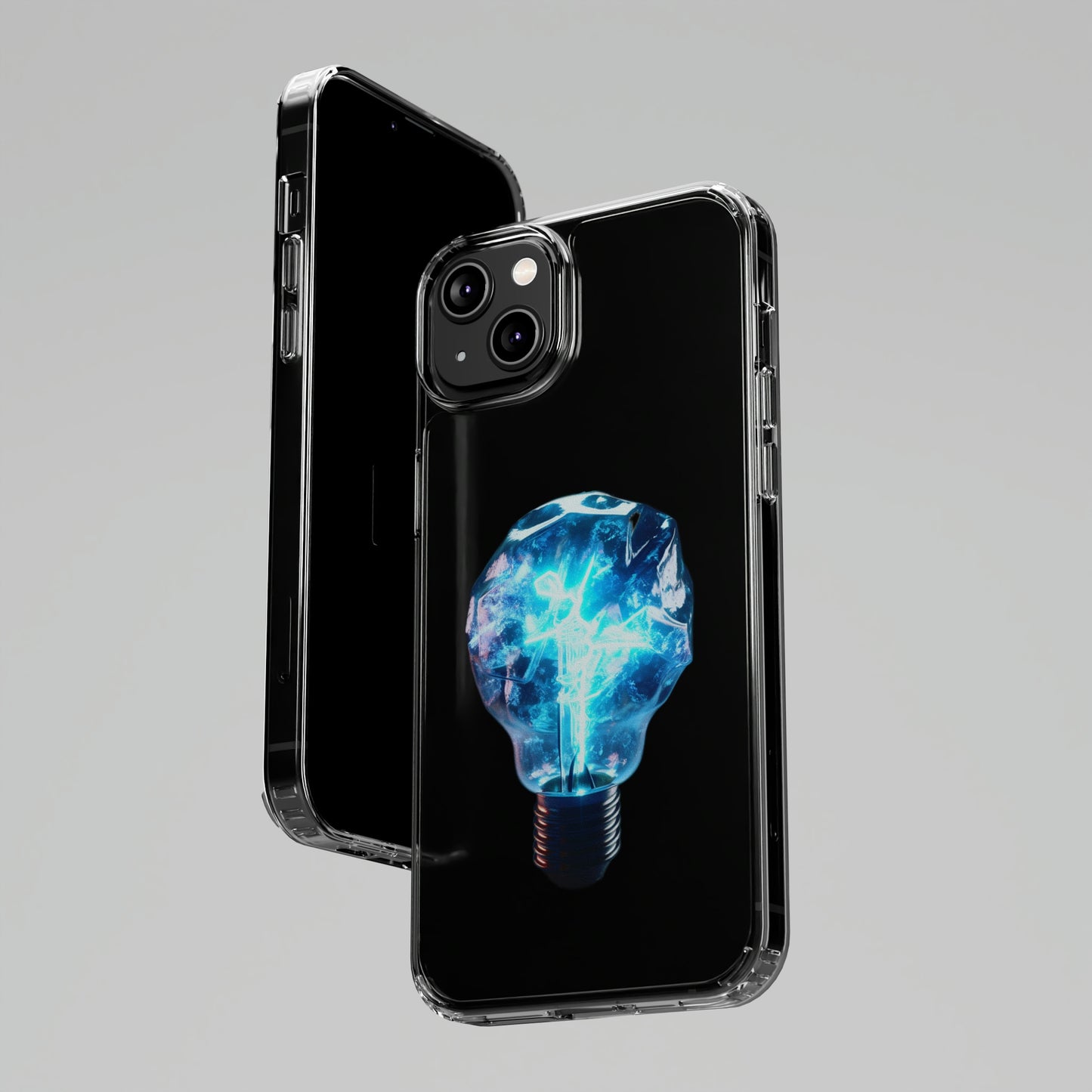 "Ice Bulb" Clear Phone Cases