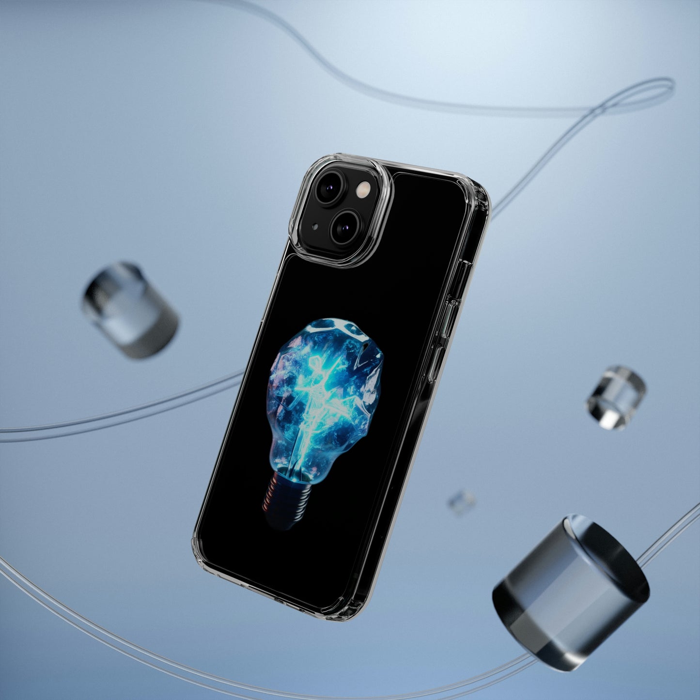 "Ice Bulb" Clear Phone Cases